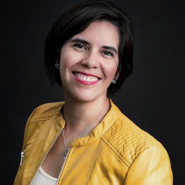 Greta Sanchez Headshot Black background